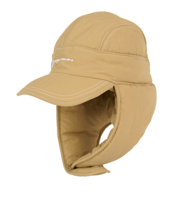 Jacquemus La Cagoule Bricciola Cap, Poly/Cotton, Beige, Sz 58, 3*